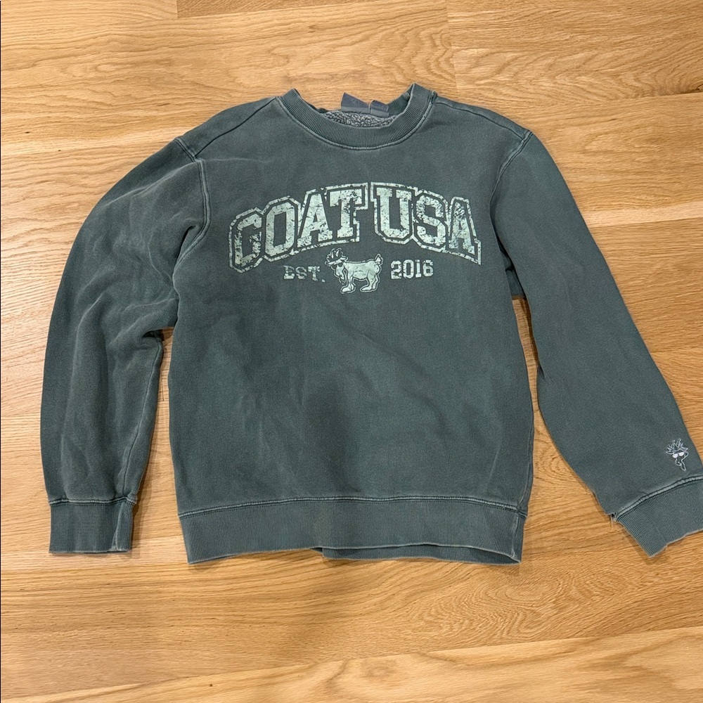 GOAT USA Vintage Green Sweatshirt